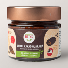 Lade das Bild in den Galerie-Viewer, DATYS. BIO DATTEL KAKAO GUARANÁ AUFSTRICH