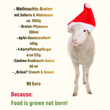 Lade das Bild in den Galerie-Viewer, Weihnachs-Menu: veganer Braten zum Abholen
