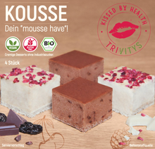 Lade das Bild in den Galerie-Viewer, Kousse, vegan, glutenfrei, ohne Industriezucker, ohne Zucker, Dessert, Praline, Eis, Tiefkühldessert

